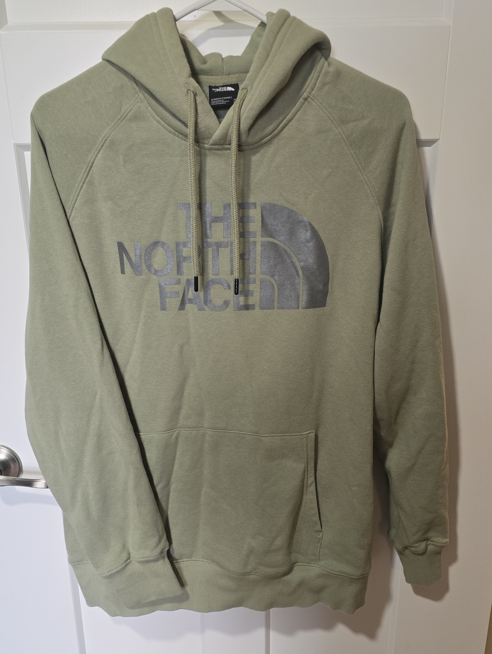 The North Face Sage Green Logo Pullover Hoodie